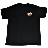 Dirty Whoore Men's Black T with She Devil Orange logo