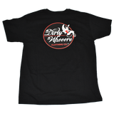 Dirty Whoore Men's Black T with She Devil Red logo