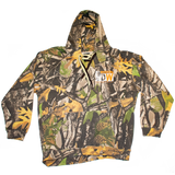 Dirty Whooore Men's Camo Hoodie with DW Square logo & Hockey laces Orange & White