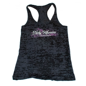 Dirty Whooore Ladies Black Athletic Tank