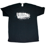 Dirty Whooore Men's Black T with Crawling Lady Logo