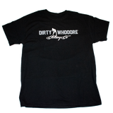 Dirty Whooore Men's Black T with Standing Lady Logo