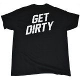 Dirty Whooore Men's Black T with Crawling Lady Logo