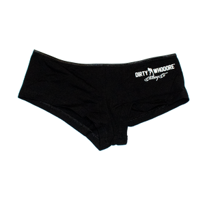 Dirty Whooore Ladies Black Booty Shorts